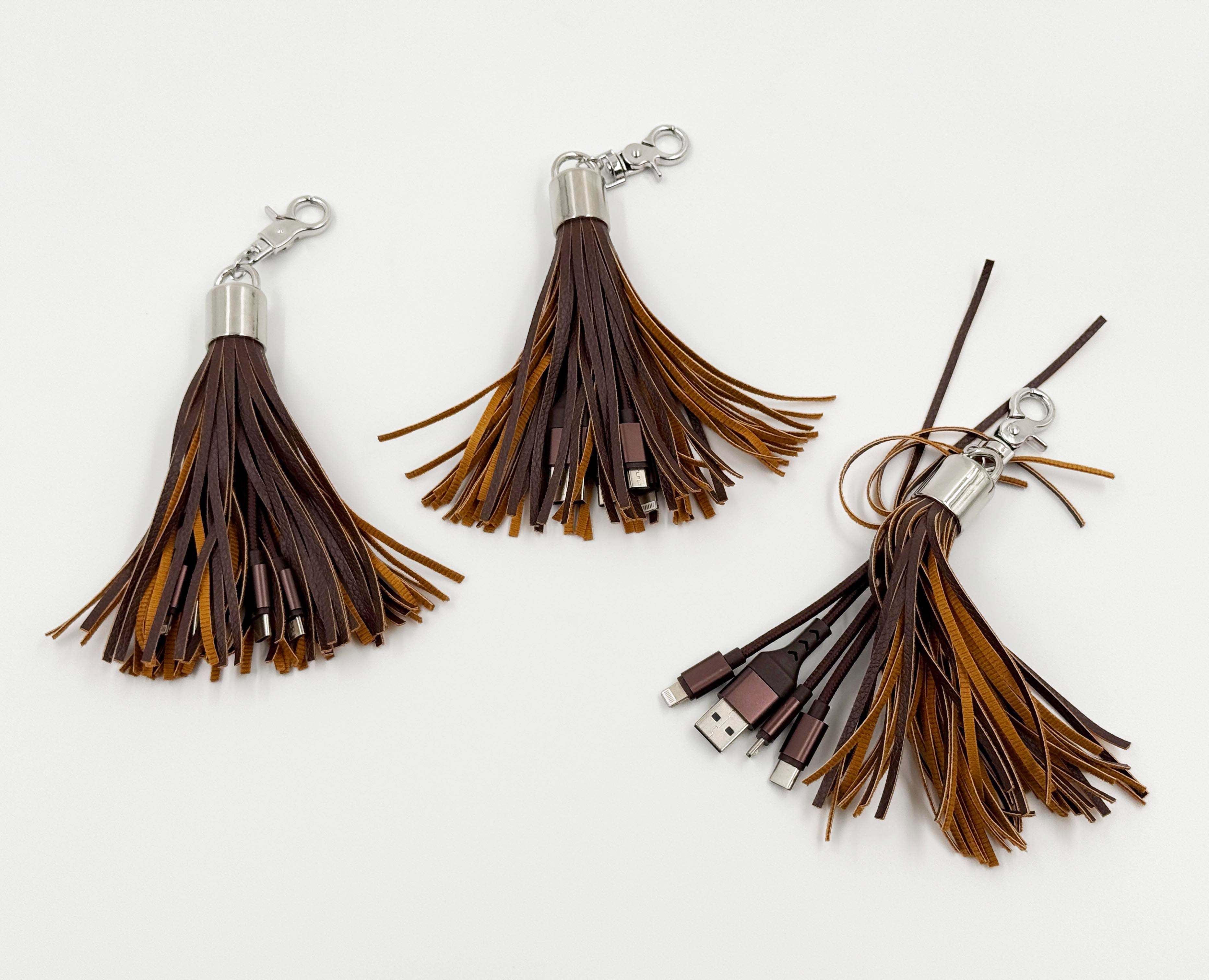 Groovz Universal Charging Tassels for Apple & Android - 3 Pack