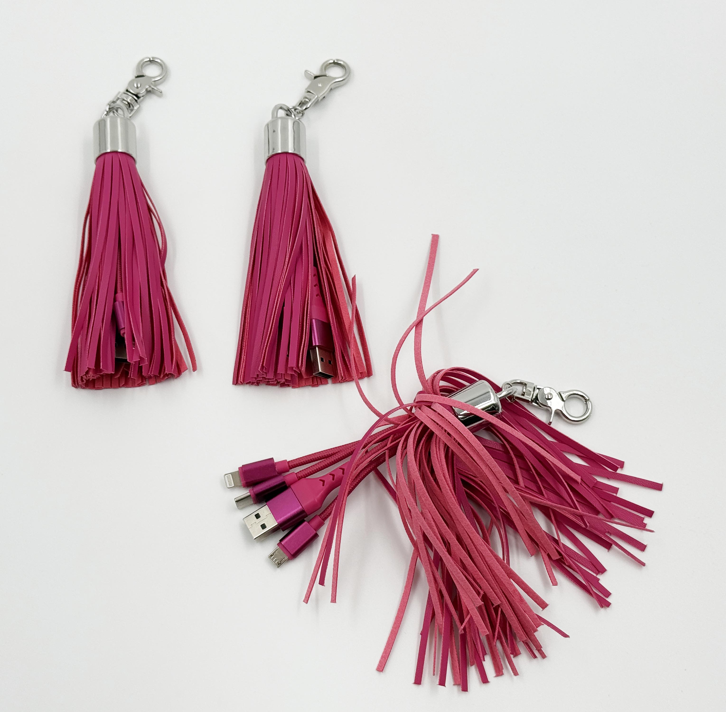Groovz Universal Charging Tassels for Apple & Android - 3 Pack
