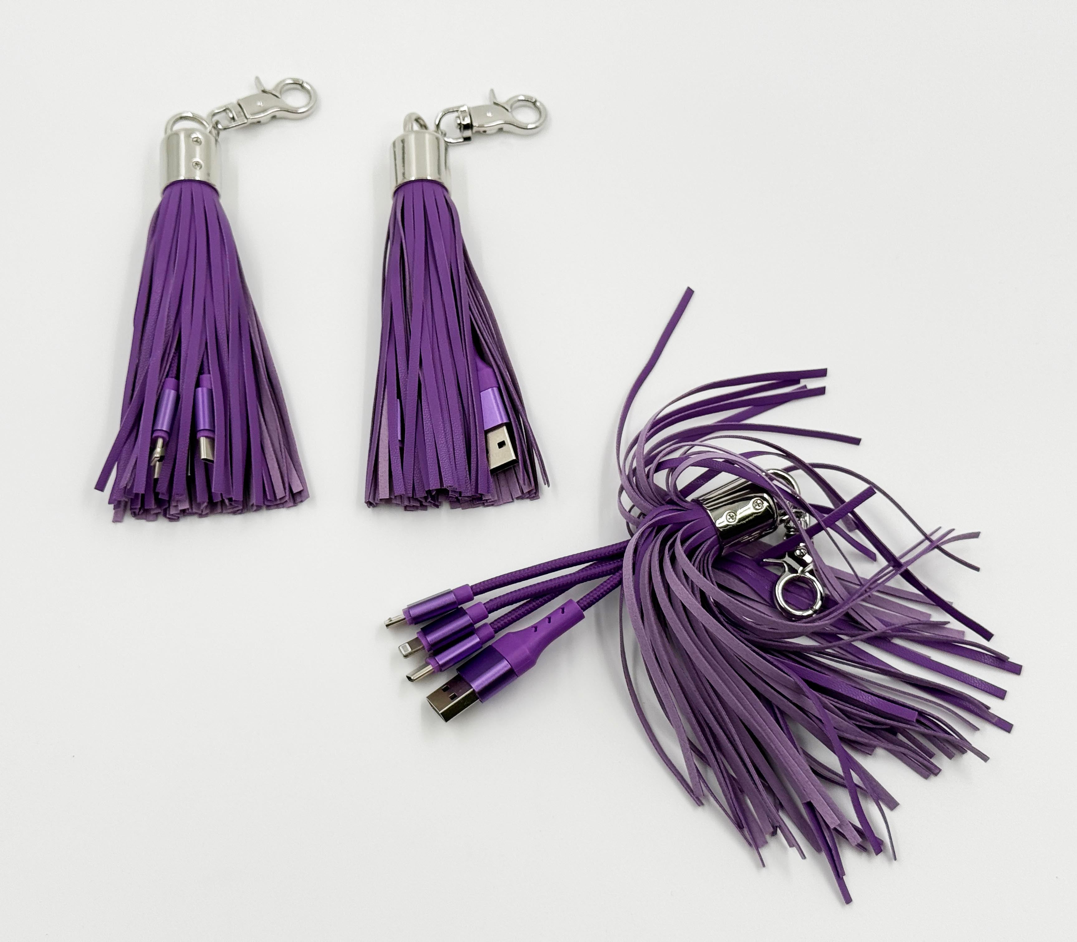 Groovz Universal Charging Tassels for Apple & Android - 3 Pack