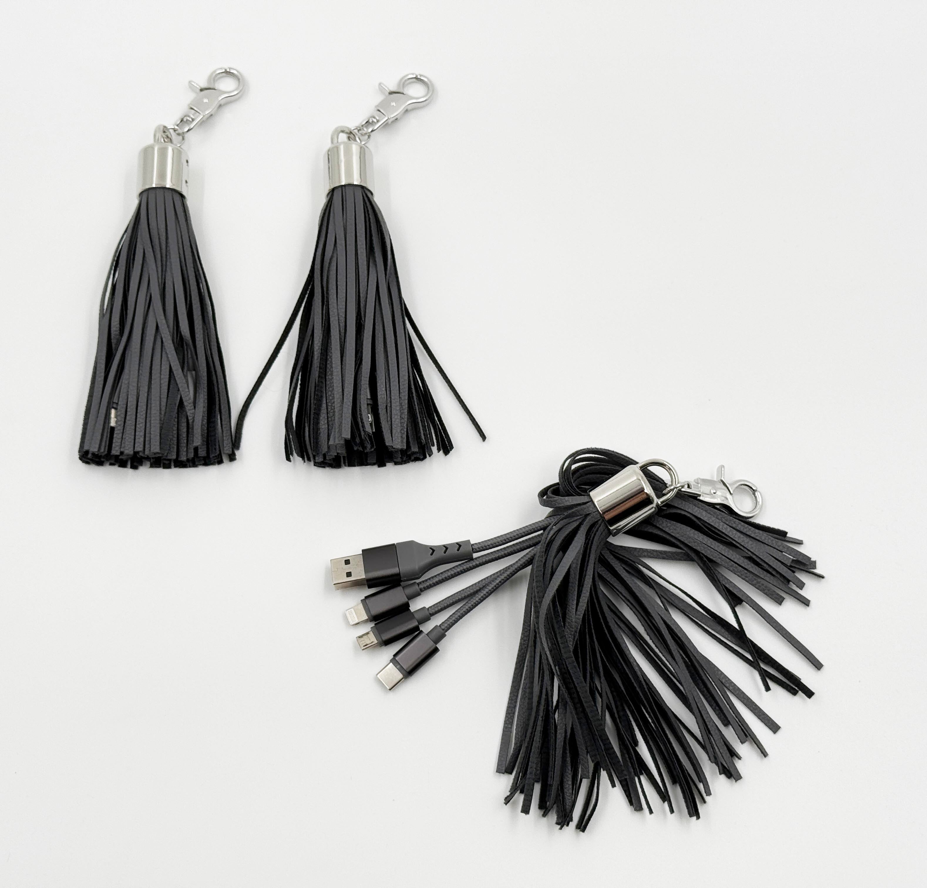 Groovz Universal Charging Tassels for Apple & Android - 3 Pack