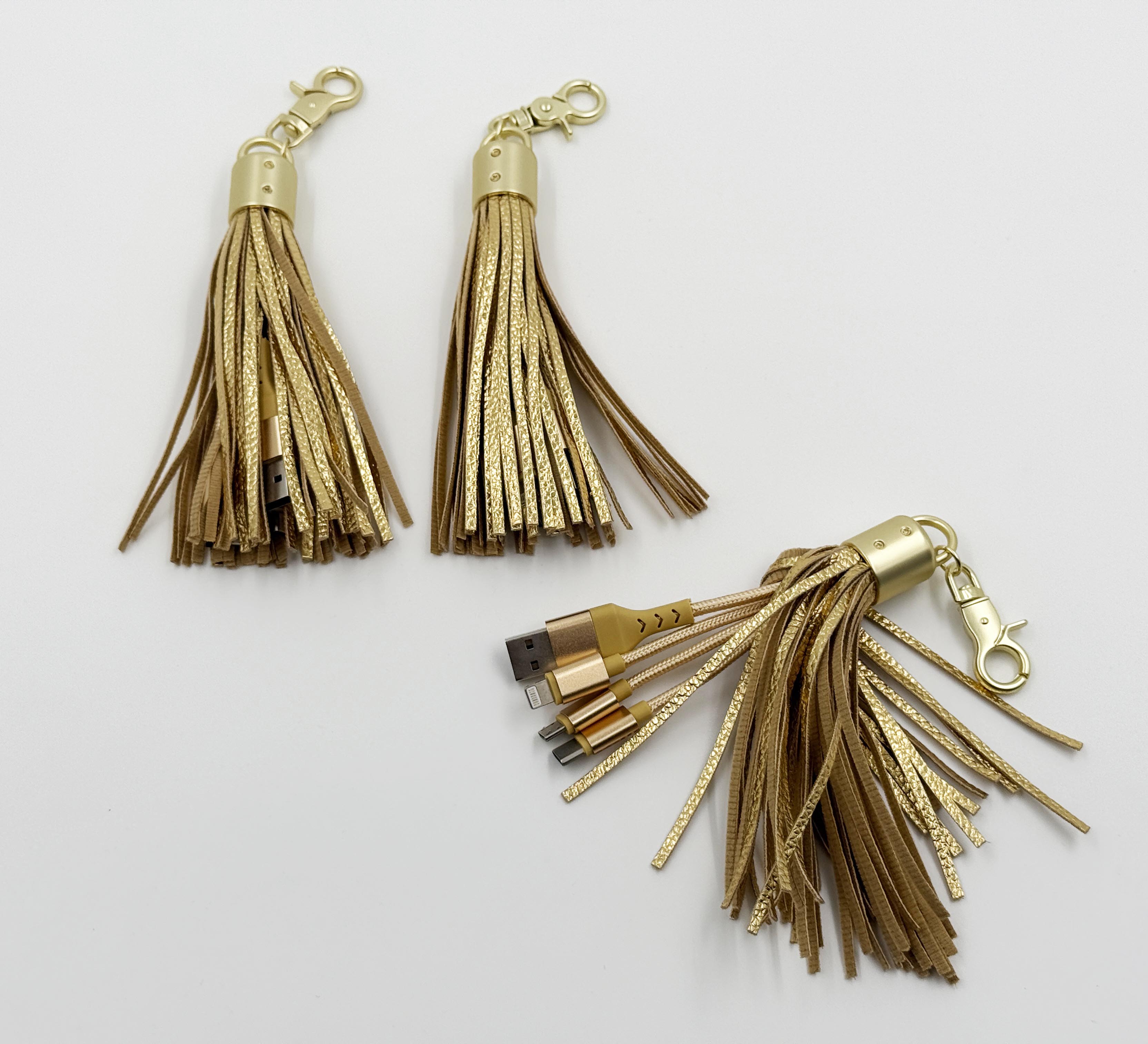 Groovz Universal Charging Tassels for Apple & Android - 3 Pack