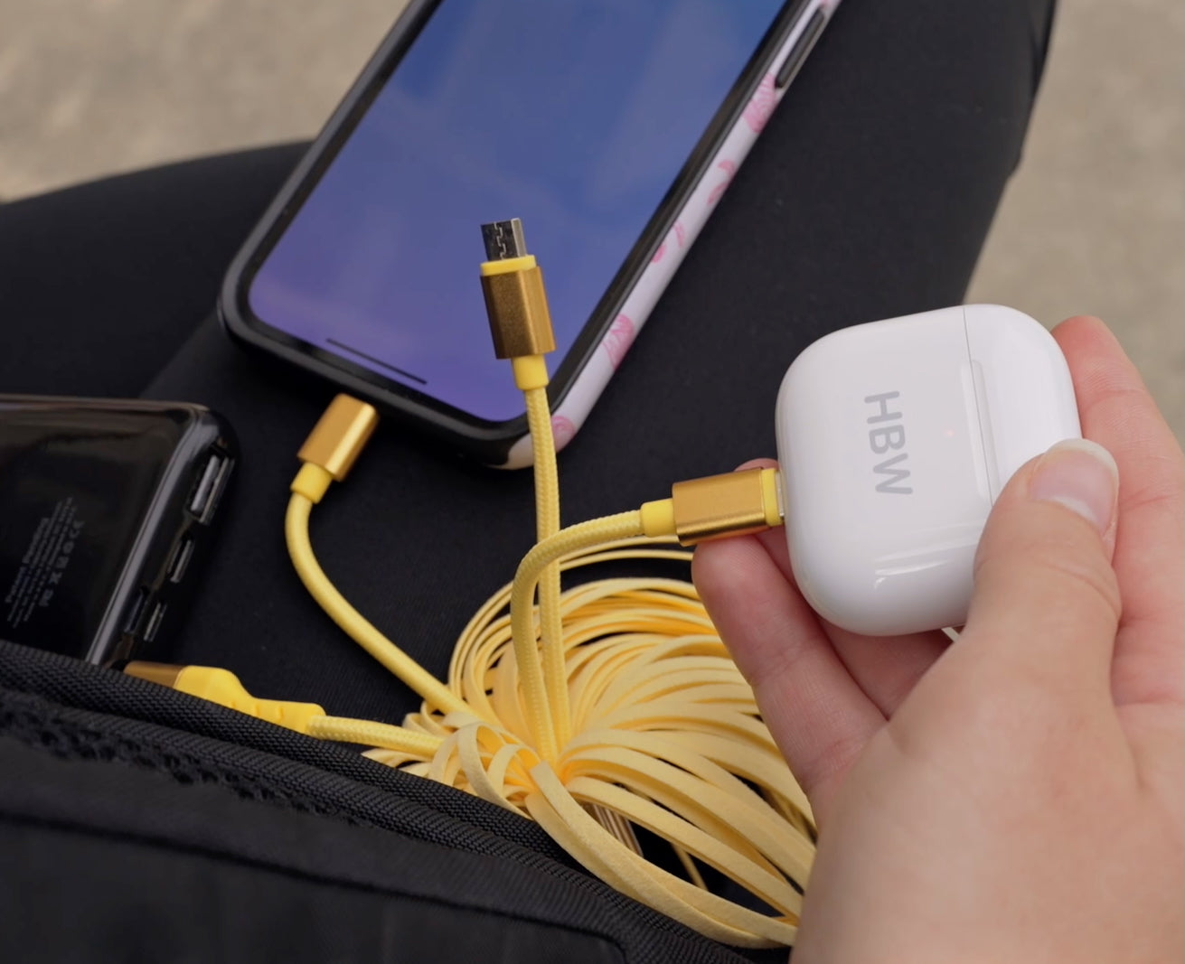 Groovz Universal Charging Tassels for Apple & Android - 3 Pack