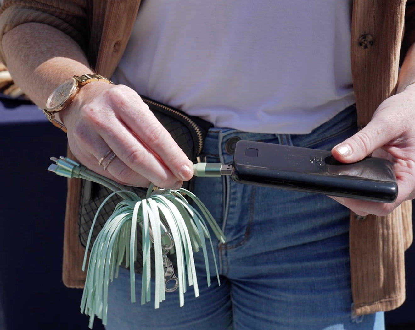 Groovz Universal Charging Tassels for Apple & Android - 3 Pack