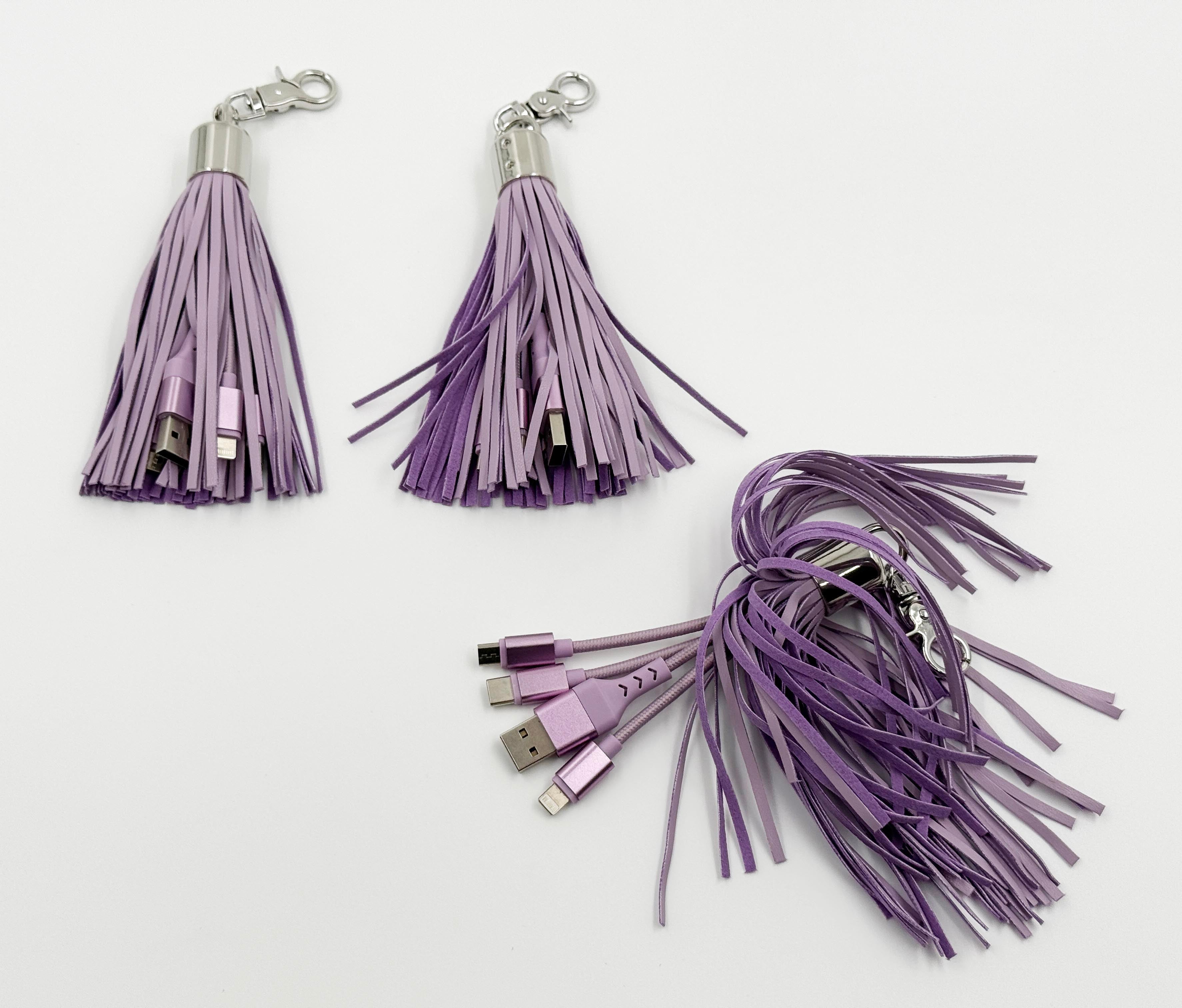 Groovz Universal Charging Tassels for Apple & Android - 3 Pack