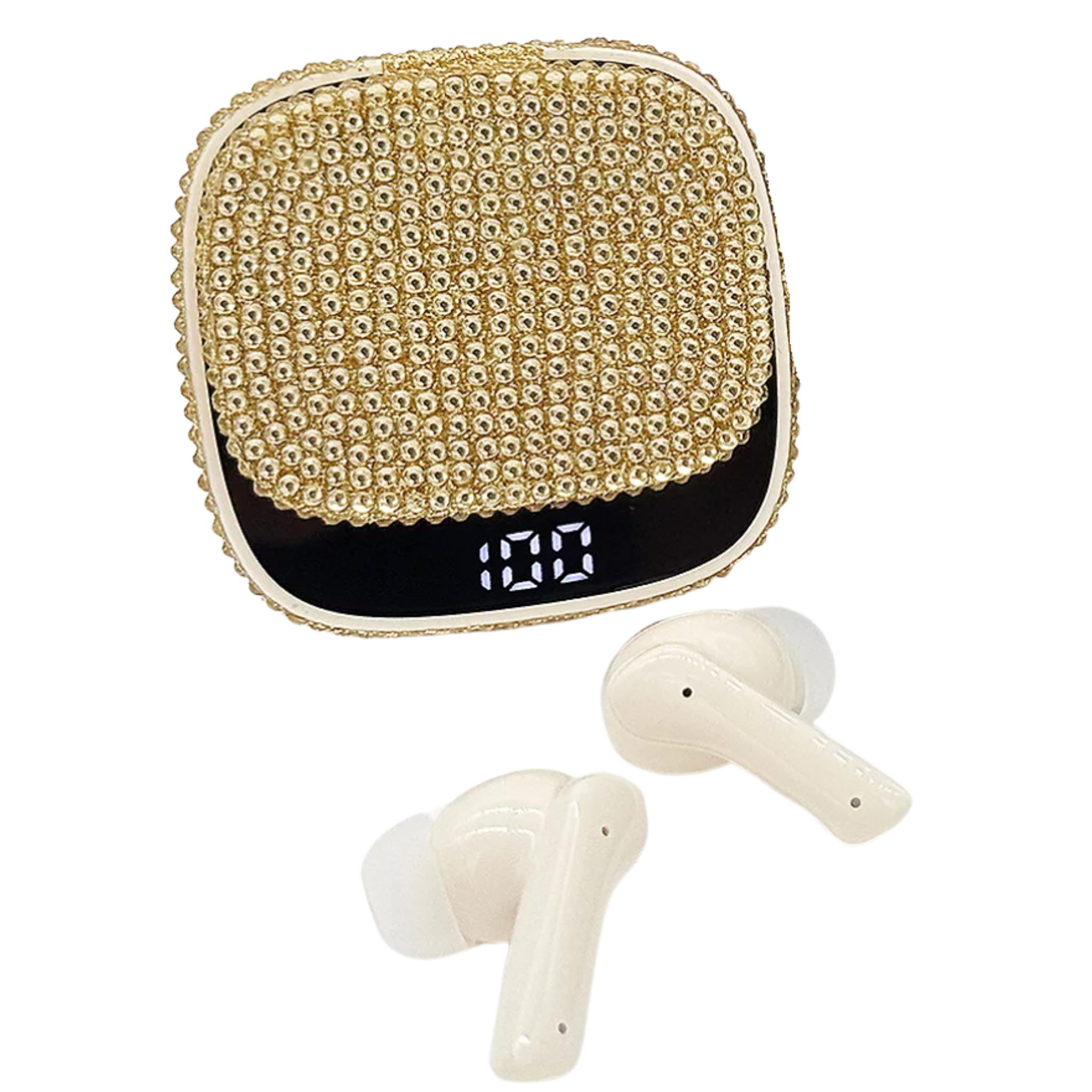 Groovz Luxe True Wireless Earbuds with Charging Case and Pouch