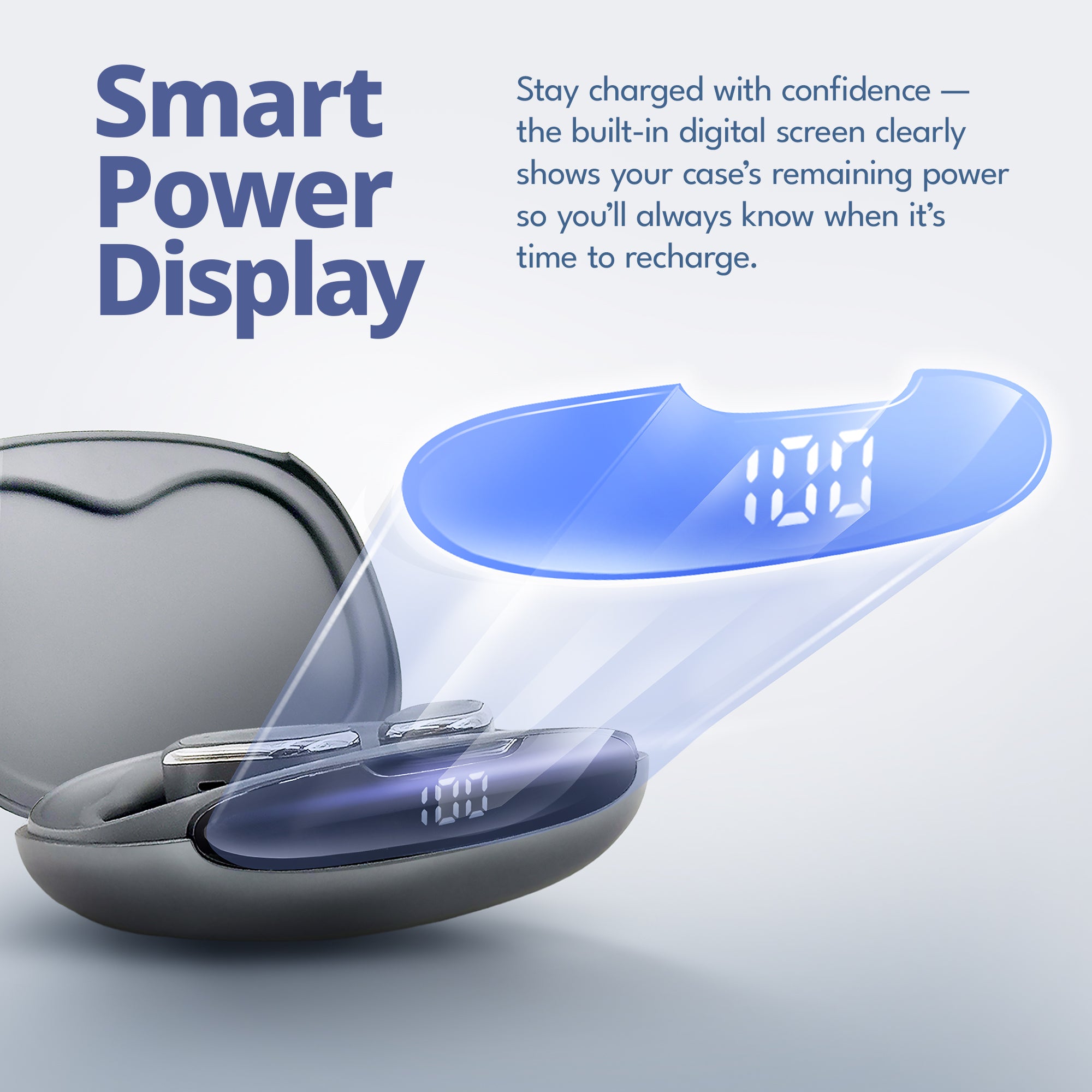 All-New Groovz Plus Open-Ear True Wireless Headphones with Smart Battery Display