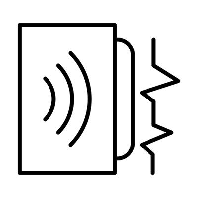 black square with no visible elements or details describing noise reduction